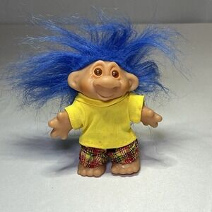 Vintage 1986 Norfin DAM‎ troll Golf Doll With Bag Golfer